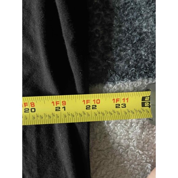 George Shirt Mens Large Black Long Sleeve Casual Lightweight Pullover Crewneck - Picture 4 of 5